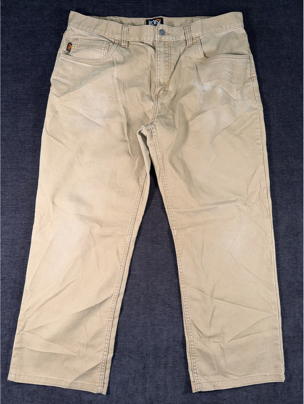 Timberland PRO FLEX Straight Fit Khaki Work Pants W38 L30